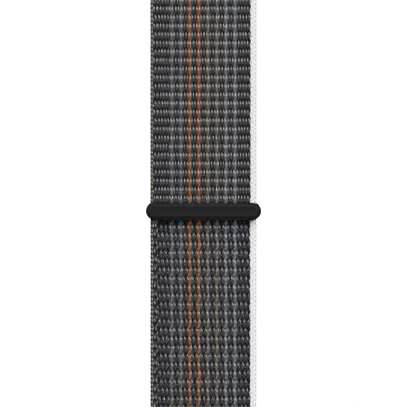 Crong Nylon Sport Loop Apple Watch 38/40/41/42 mm -rannekkeeseen (Midnight Run)