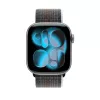 Crong Nylon Sport Loop Apple Watch 38/40/41/42 mm -rannekkeeseen (Midnight Run)