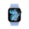 Crong Wave Band punottu nylon Solo Loop Apple Watch 38/40/41/42 mm -kelloon, sininen