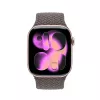 Crong Wave Band punottu nylonranneke Apple Watch 38/40/41/42 mm -kelloon, ruskea