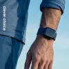 Crong Wave Band punottu kangasranneke Apple Watch 38/40/41/42 mm -kelloon (Navy Blue)