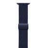 Crong Wave Band punottu kangasranneke Apple Watch 38/40/41/42 mm -kelloon (Navy Blue)
