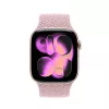 Crong Wave Band punottu nylon Solo Loop Apple Watch 38/40/41/42 mm -kelloon, pinkki