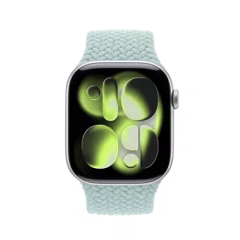Crong Wave Band punottu kangasranneke Apple Watch 38/40/41/42 mm -kelloon (minttu)