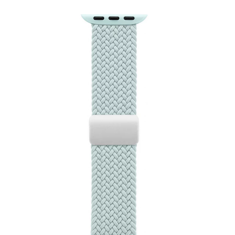 Crong Wave Band punottu kangasranneke Apple Watch 38/40/41/42 mm -kelloon (minttu)