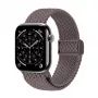 Crong Wave Band - punottu ranneke Apple Watch 44/45/46/49 mm -kelloon (ruskea)