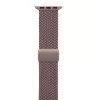 Crong Wave Band - punottu ranneke Apple Watch 44/45/46/49 mm -kelloon (ruskea)