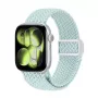 Crong Wave Band punottu Solo Loop Apple Watch 44/45/46/49 mm -kelloon (minttu)