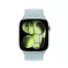 Crong Wave Band punottu Solo Loop Apple Watch 44/45/46/49 mm -kelloon (minttu)