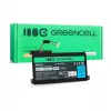 Green Cell akku ASUS C31N1912 / B31N1912, 3 kennoa, 42Wh, 11,55V, Li-Ion Polymer, musta
