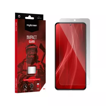 MYSCREEN PROTECTOR MS ImpactGLASS Samsung Galaxy A53 5G musta iskunkestävä hybridilasi 8H