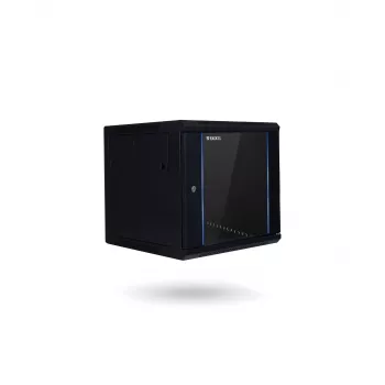 RACKTEL RL-4509WRE 9U 600x450 Eco seinäasennusrack-kotelo musta