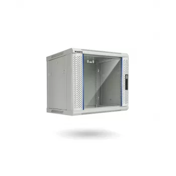 RACKTEL RL-6609WR-G 9U seinäkotelo verkkokaappi 600x600mm, harmaa (RAL 7035)