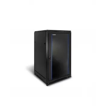 RACKTEL RL-6621SRE 21U 600x600 pystytelinekaappi Eco musta