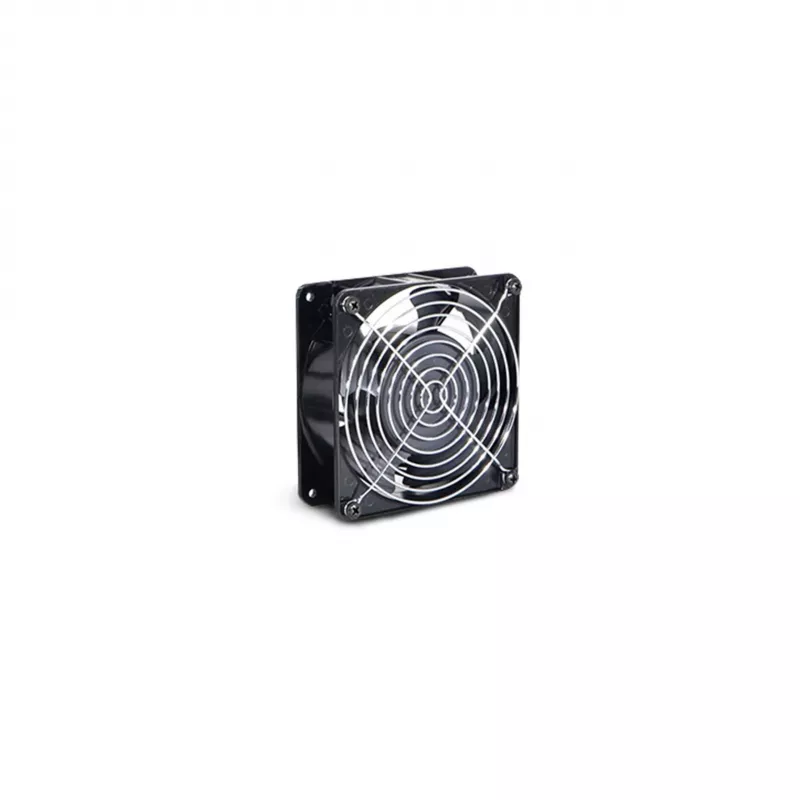 RACKTEL RL-WE1 telinepuhallin 120mm 230V AC 165m³/h musta