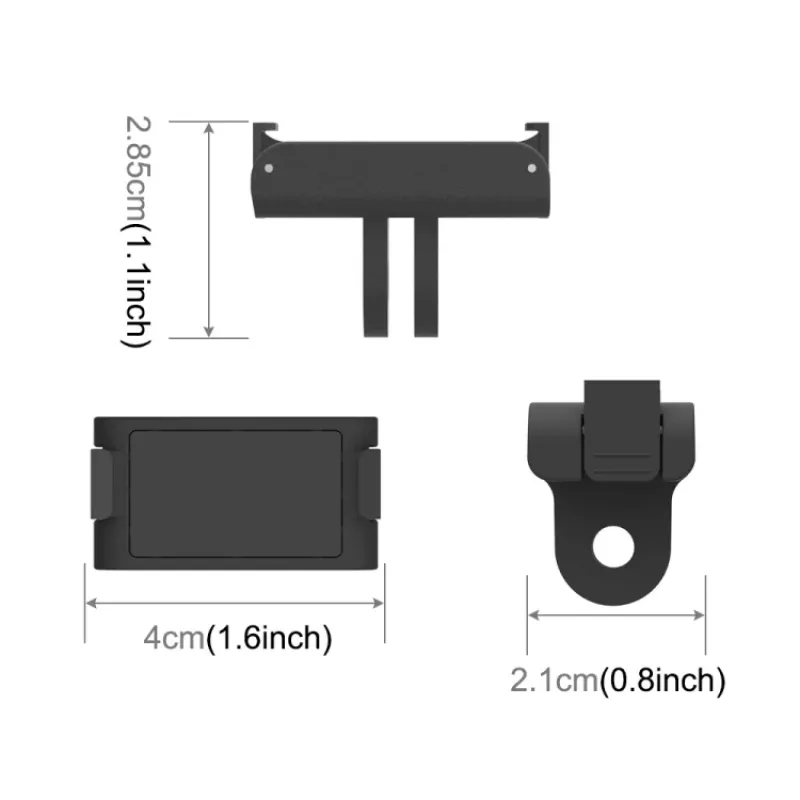 PULUZ PU576B magneettinen pidike DJI Action 2 ja GoPro