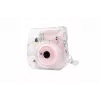 LOVEINSTANT suojakotelo Fujifilm Instax Mini 11 - läpinäkyvä vaaleanpunaisilla paljeteilla