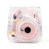 LOVEINSTANT suojakotelo Fujifilm Instax Mini 11 - läpinäkyvä vaaleanpunaisilla paljeteilla