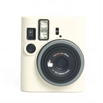 LOVEINSTANT silikoninen suojakotelo Fujifilm Instax Mini 41 - valkoinen/beige