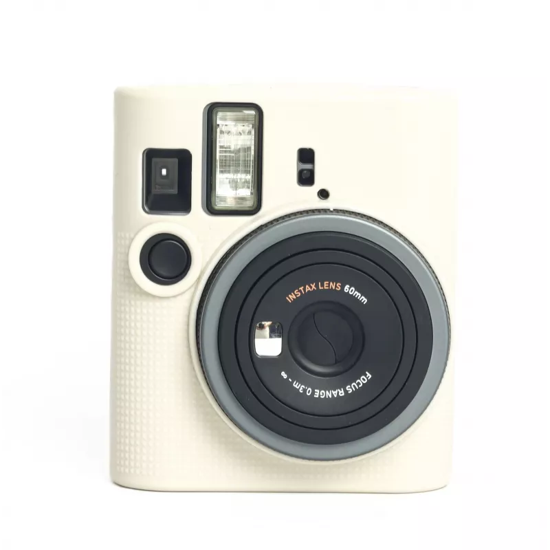 LOVEINSTANT silikoninen suojakotelo Fujifilm Instax Mini 41 - valkoinen/beige