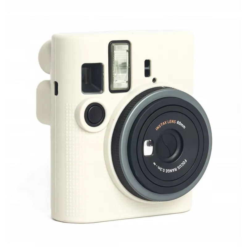 LOVEINSTANT silikoninen suojakotelo Fujifilm Instax Mini 41 - valkoinen/beige