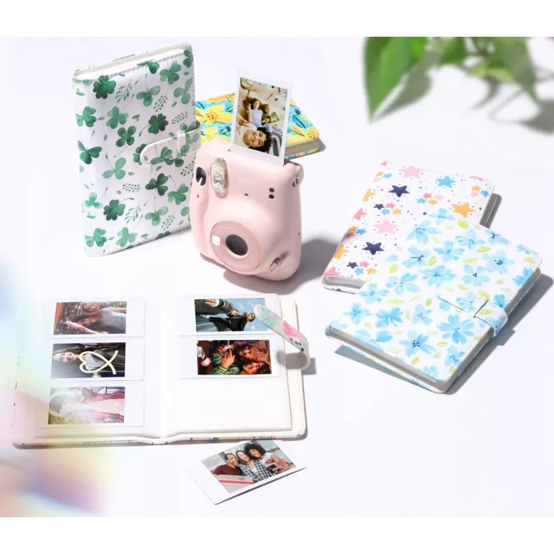LOVEINSTANT valokuva-albumi Fujifilm Instax Mini, 96 kuvaa, apilanvihreä