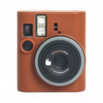 LOVEINSTANT silikoninen suojakotelo Fujifilm Instax Mini 41 - ruskea