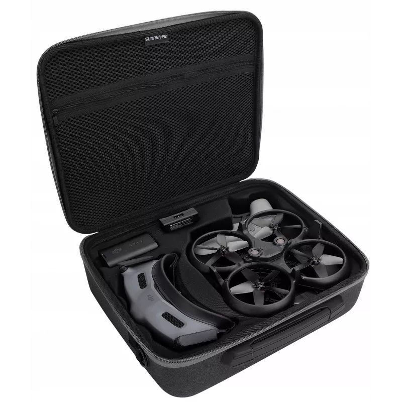 SUNNYLIFE kova kuljetuskotelo DJI Avatalle, Goggles 2:lle ja ohjaimelle - musta