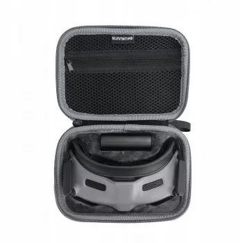 SUNNYLIFE suojalaukku DJI Goggles 2:lle - harmaa/musta kovakuori EVA-vaahto