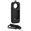 SUNNYLIFE silikoninen suojakotelo Insta360 X3:lle - musta
