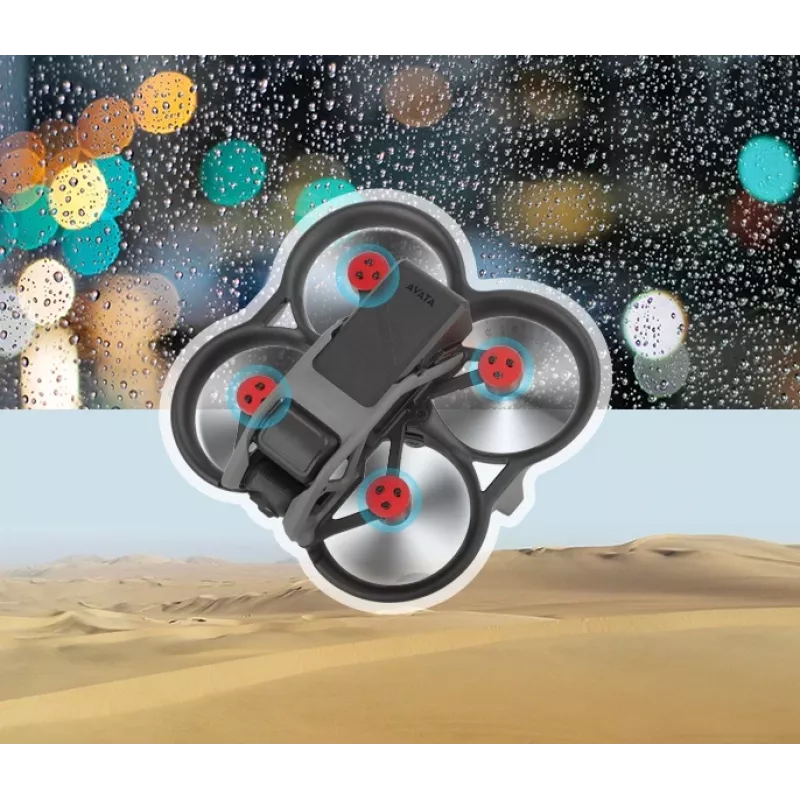 SUNNYLIFE 4x moottorin suojakansi DJI Avata -droonille - musta ABS-muovisarja AT-MD475-D