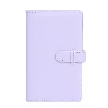 LOVEINSTANT valokuva-albumi 108 kuvalle, yhteensopiva Fujifilm Instax Mini 12, 11, 40, 9, 8, 7, Evo, Liplay, Link - violetti