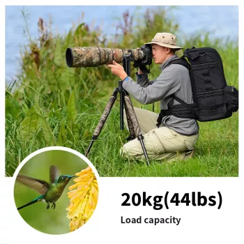 K&F Concept Pro-gimbal-panoramapää 20kg 1/4 3/8 KF31.033