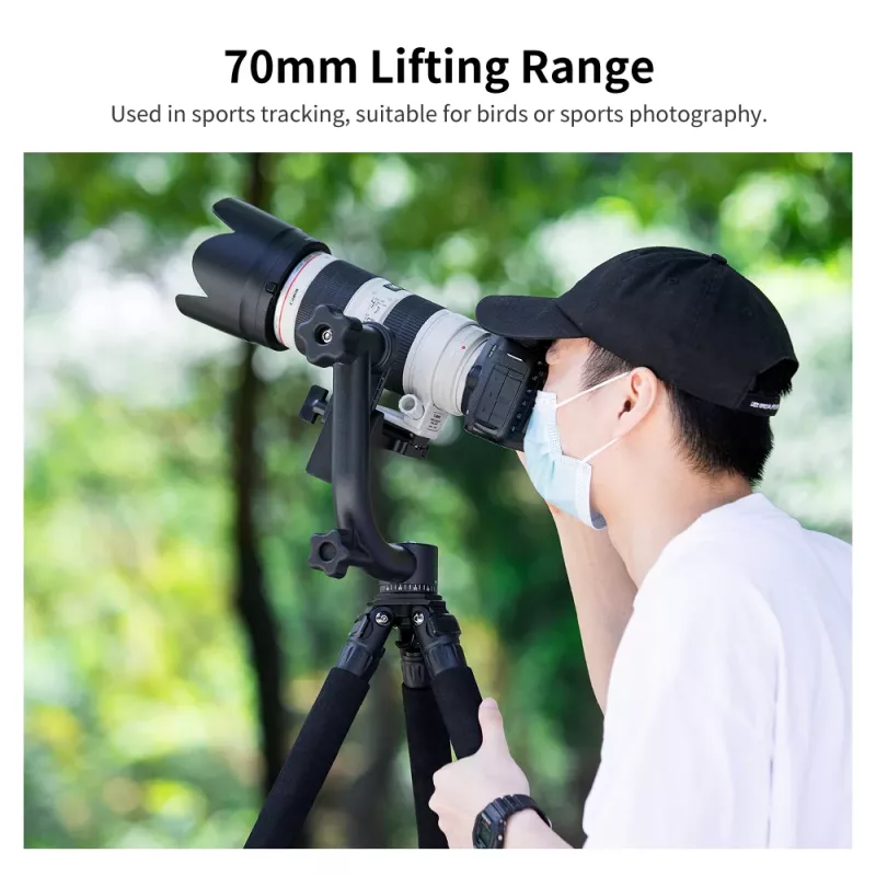 K&F Concept Pro-gimbal-panoramapää 20kg 1/4 3/8 KF31.033