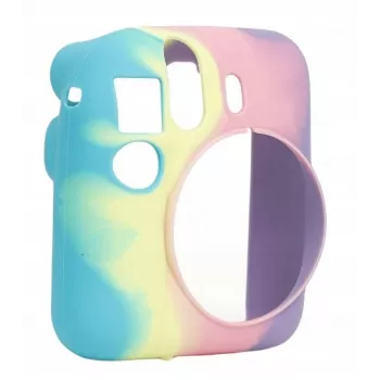 LOVEINSTANT silikoninen suojakotelo Fujifilm Instax Mini 12 - sateenkaari