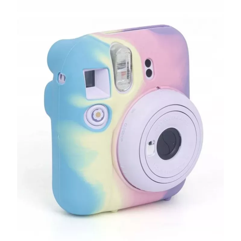 LOVEINSTANT silikoninen suojakotelo Fujifilm Instax Mini 12 - sateenkaari