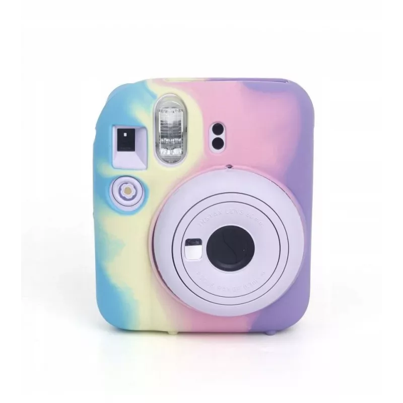 LOVEINSTANT silikoninen suojakotelo Fujifilm Instax Mini 12 - sateenkaari