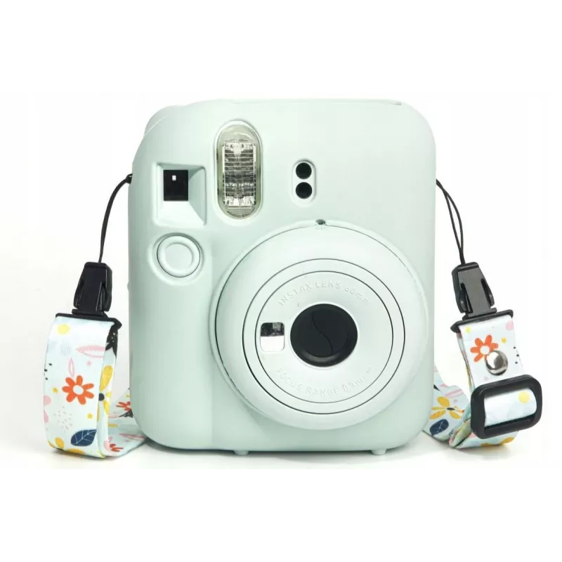LOVEINSTANT silikoninen suojakotelo Fujifilm Instax Mini 12 - vihreä