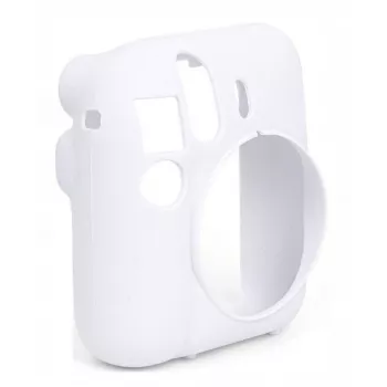 LOVEINSTANT silikoninen suojakotelo Fujifilm Instax Mini 12 - valkoinen