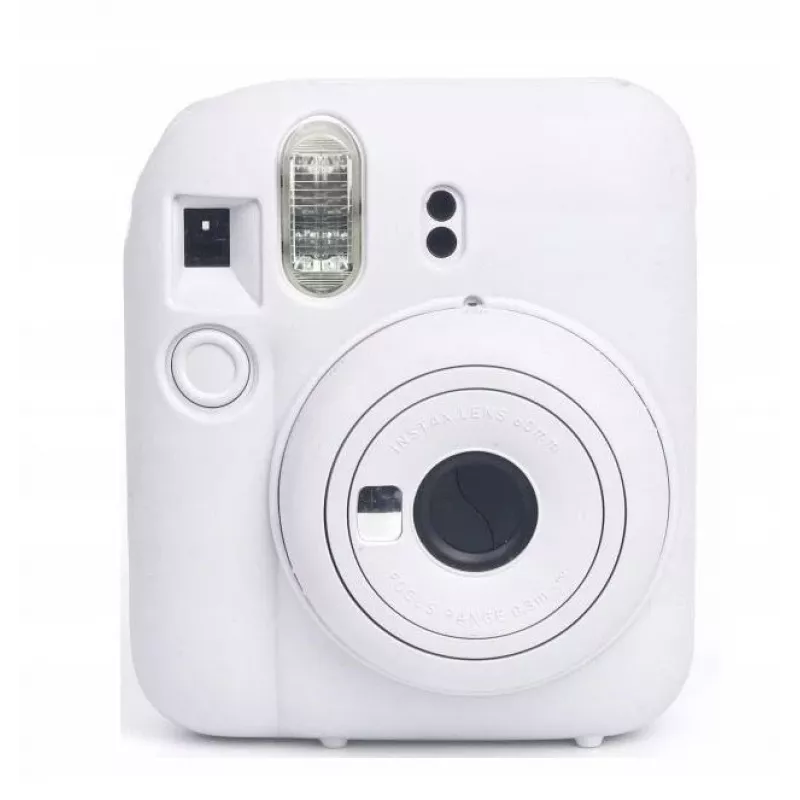 LOVEINSTANT silikoninen suojakotelo Fujifilm Instax Mini 12 - valkoinen