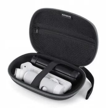SUNNYLIFE suojakotelo kovakotelo älypuhelin-gimbalille – yhteensopiva Insta360 Flow, DJI Osmo Mobile 6/5/4/SE/3/2, Zhiyun, Feiyu – musta EVA-kotelo