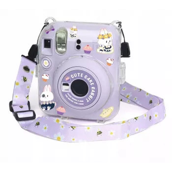 LOVEINSTANT kotelo Fujifilm Instax Mini 12 - Sweet Rabbit -malli tarroilla