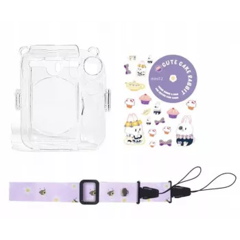 LOVEINSTANT kotelo Fujifilm Instax Mini 12 - Sweet Rabbit -malli tarroilla