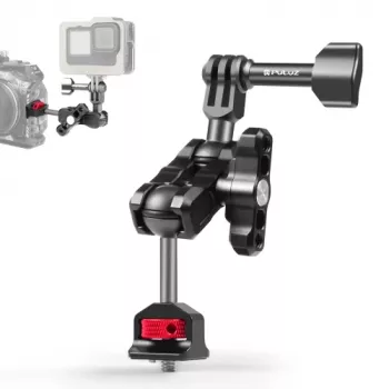 PULUZ Magic Arm 1/4 inch -kiinnike GoPro / SJCAM / Xiaomi / DJI / Insta360 PU842B