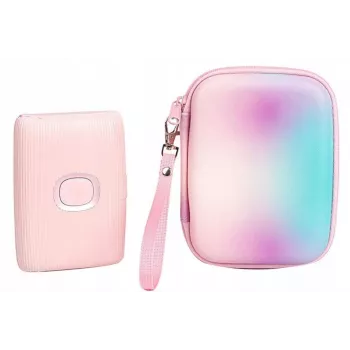 LOVEINSTANT suojakotelo Fujifilm Instax Mini Evo / Liplay / Square SQ Link / Link 2 SE, monivärinen ombre
