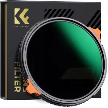 K&F Concept Hybrid-suodatin 2-in-1 58mm CPL-polarisaattori + säädettävä ND4-ND64 harmaasuodatin KF01.1913
