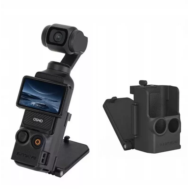 SUNNYLIFE magneettinen pidike DJI Osmo Pocket 3:lle - pysty & vaaka - musta