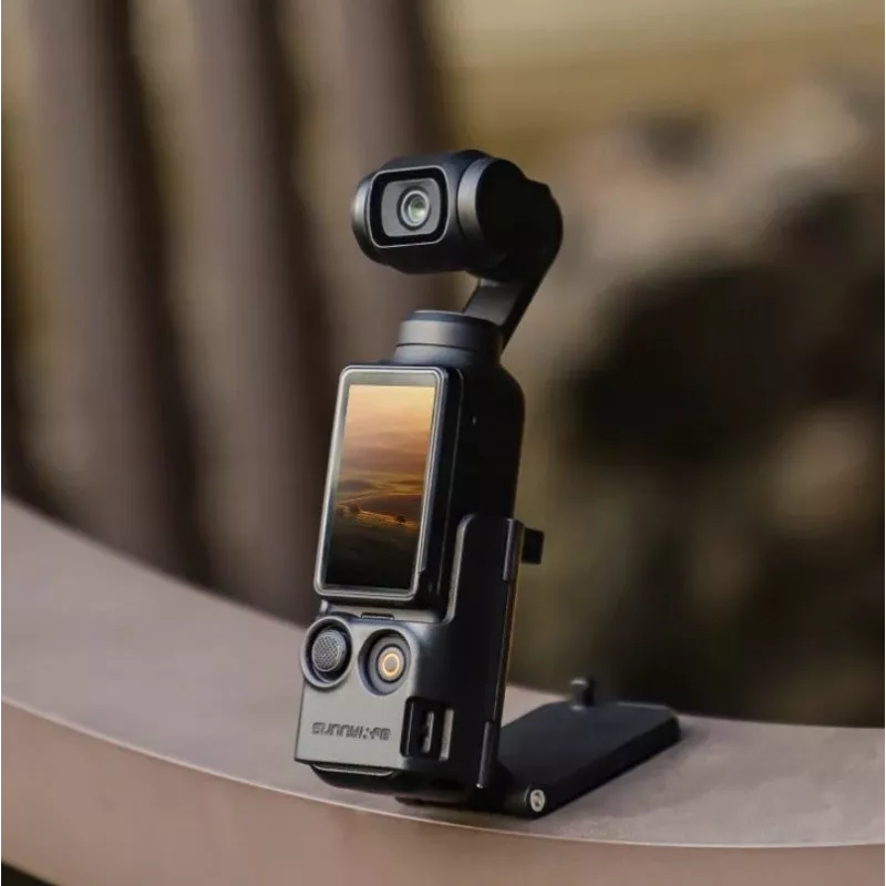 SUNNYLIFE magneettinen pidike DJI Osmo Pocket 3:lle - pysty & vaaka - musta