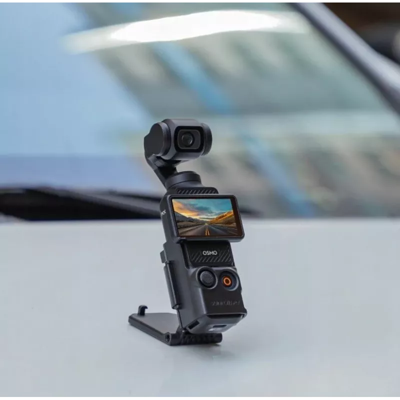 SUNNYLIFE magneettinen pidike DJI Osmo Pocket 3:lle - pysty & vaaka - musta