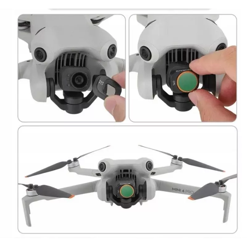 SUNNYLIFE ND8 NDX8 -suodatin harmaa DJI Mini 4 Pro + Case N4P-FI722-8